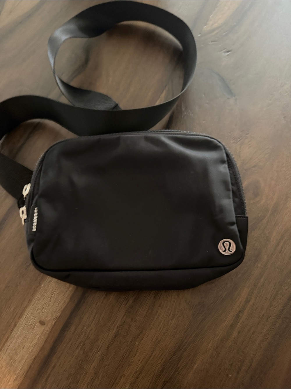 lululemon athletica Black Crossbody Bag with Logo